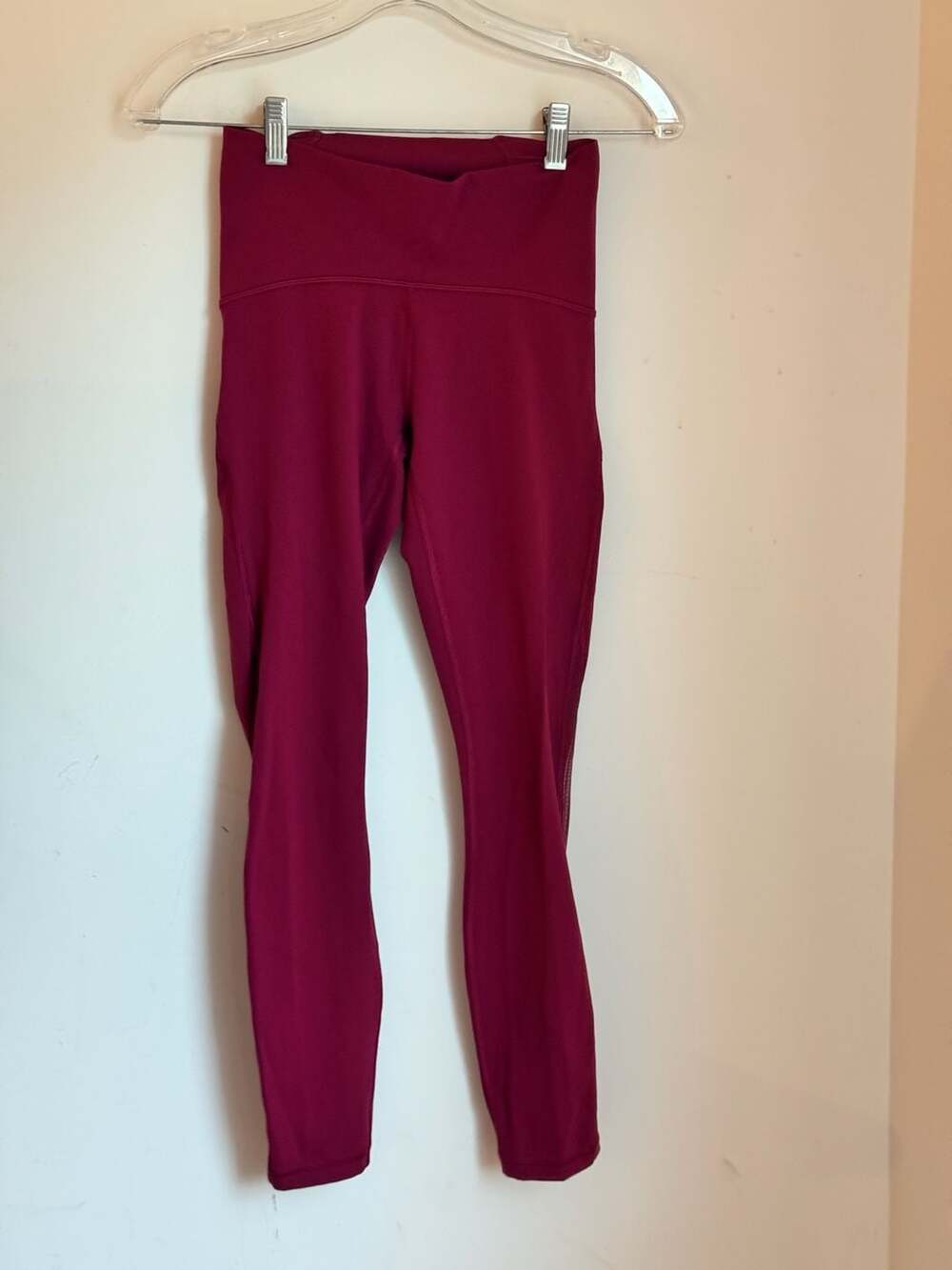 Lululemon Fast & Free High-Rise Tight – Size 4 | Deep Burgundy/Pomegranate